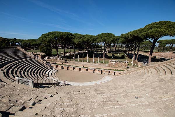Amfitheater in Ostia Antica 